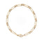 Bracelet Bracelet Maille alternée Or jaune 58 Facettes 1732772CN