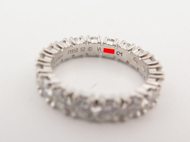 Bague 52 bague CARTIER alliance destinee platine & diamants 58 Facettes 256924