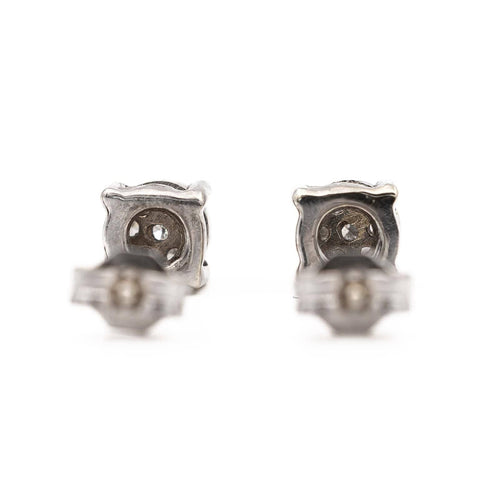 Boucles d'oreilles Boucles d'oreilles Puces Or blanc Diamant 58 Facettes 2303521CN