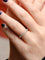Bague Alliance américaine en or blanc et diamants 58 Facettes J68