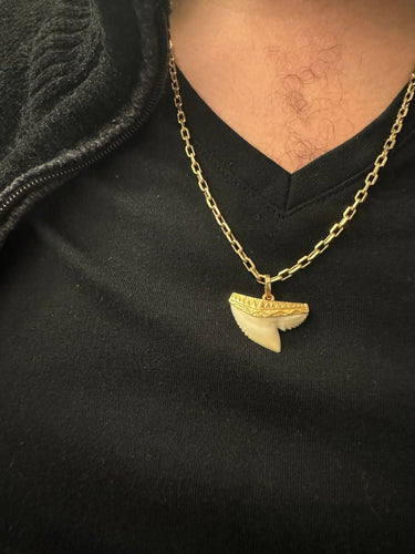 Pendentif Pendentif Or jaune dent de requin 58 Facettes