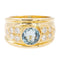 Bague 53 Bague Bandeau Or jaune Topaze 58 Facettes 2381953CN