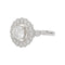 Bague 52 Bague marguerite en or blanc et diamants. 58 Facettes 31236
