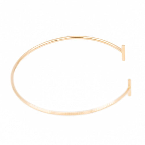 Bracelet Ginette NY Bracelet Jonc Gold Strip Bangle Or rose 58 Facettes 2484947CN