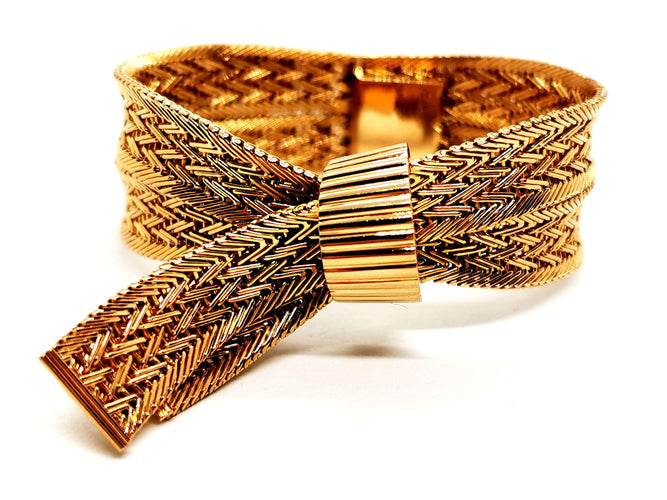 Bracelet Bracelet Manchette Or jaune 58 Facettes 1452666CN