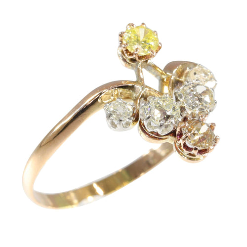 Bague 66 Bague  diamants de couleur 58 Facettes 23271-0594