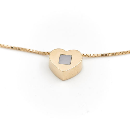 Collier Collier Coeur Or jaune 58 Facettes 1933743CN