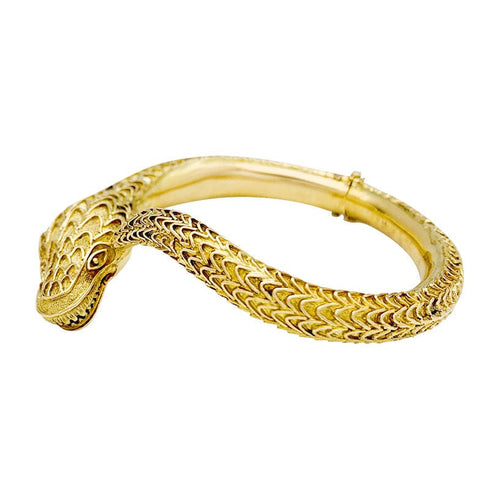 Bracelet Bracelet Lalaounis "Serpent" or jaune. 58 Facettes 30865