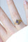 Bague Bague en Or jaune & Saphir Mauve 58 Facettes