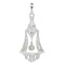 Pendentif Pendentif diamant platine vintage des années 1930 58 Facettes 24002-0098