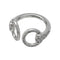 Bague 52 Bague Hermès, "Nausicaa", or blanc, diamants. 58 Facettes 30843