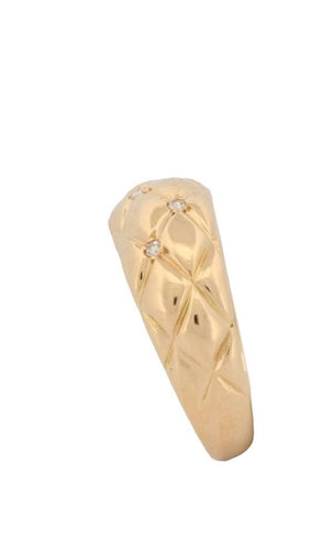 Bague BAGUE MODERNE JONC DIAMANTS 58 Facettes 054521