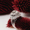 Bague Bague Dôme en or blanc platine et diamants 58 Facettes 15926