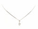 Collier Collier Chaîne + pendentif Or blanc Diamant 58 Facettes 06594CD