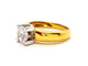 Bague 56 Bague Solitaire Or jaune Diamant 58 Facettes 06314CD