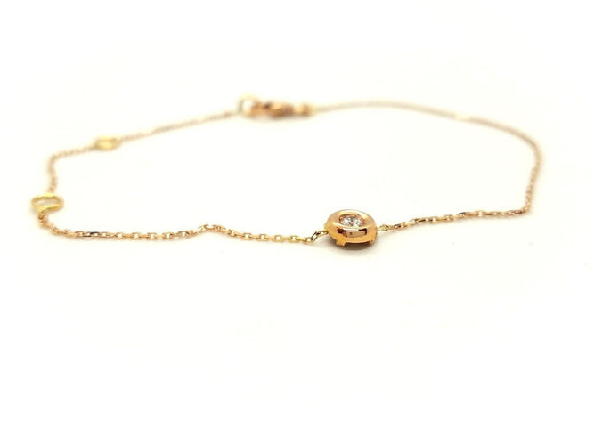 Bracelet Bracelet Or rose Diamant 58 Facettes 578997RV