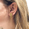 Boucles d'oreilles Boucles d'oreilles Stern "Filament" en or jaune et diamants. 58 Facettes 30828