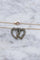 Collier Collier ancien double cœur perles 58 Facettes