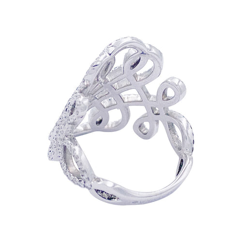 Bague 54 Bague Messika, "Promess", or blanc, diamants. 58 Facettes 32392