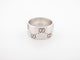 Bague 52 bague GUCCI icon monogramme gg en or blanc 18k 58 Facettes 256723