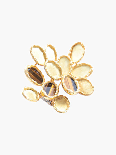 Broche Broche CHAUMET Oeil de tigre 58 Facettes
