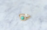 Bague Bague Marguerite turquoise & perles 58 Facettes