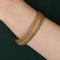 Bracelet Bracelet Manchette or jaune 58 Facettes