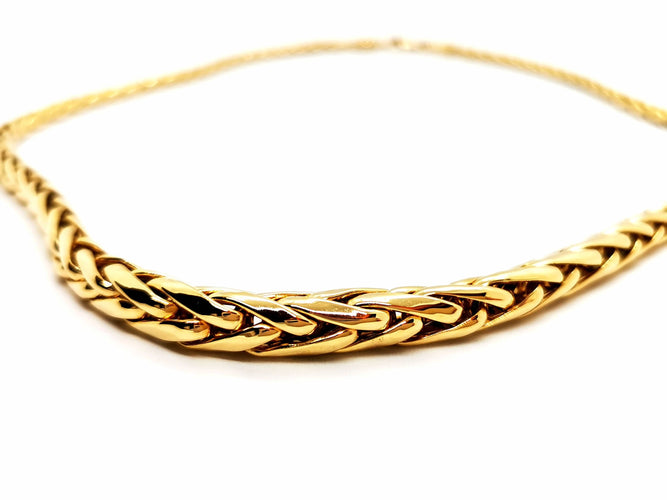 Collier Collier Maille palmier Or jaune 58 Facettes 1639505CN