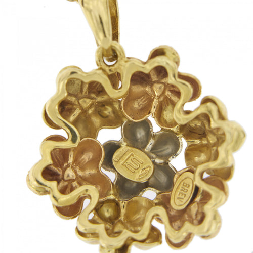 Collier Collier pendentif fleur 58 Facettes 25999