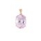 Pendentif Pendentif Quartz rose facetté 58 Facettes