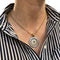 Collier Collier Bulgari, "Tondo", or jaune et acier. 58 Facettes 30972