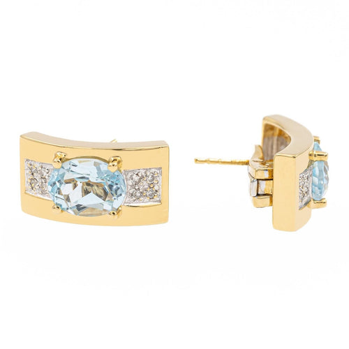 Boucles d'oreilles Balmain Boucles d'oreilles Or jaune Topaze 58 Facettes 2283963CN