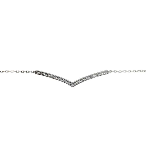 Bracelet Bracelet Chaumet ,"Joséphine Aigrette", or blanc 750/000 et diamants. 58 Facettes 30856