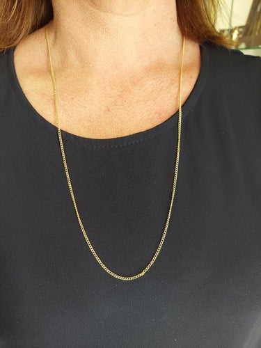 Collier CHAINE MAILLE GOURMETTE 58 Facettes 076591