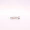 Bague Bague solitaire or blanc diamant serti tension / couteau 58 Facettes