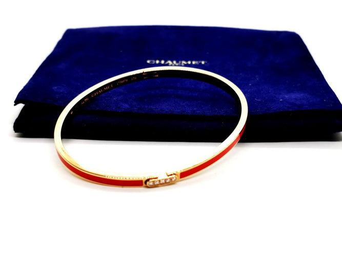 Bracelet Chaumet Bracelet Jonc Liens Or rose Diamant 58 Facettes 1600575CN