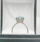 Bague 50.5 Bague vintage or gris Aigue-marine 58 Facettes