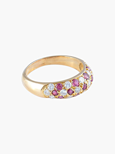 Bague 60 Bague  Rubis Diamants 58 Facettes