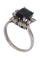 Bague 53 BAGUE MARGUERITE SAPHIR ET DIAMANTS 58 Facettes 078701