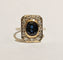 Bague Bague en or saphir diamants 58 Facettes