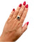 Bague Bague Saphir diamants or jaune 58 Facettes 2563