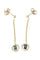 Boucles d'oreilles Boucles d'oreilles pendantes saphirs 58 Facettes 061871