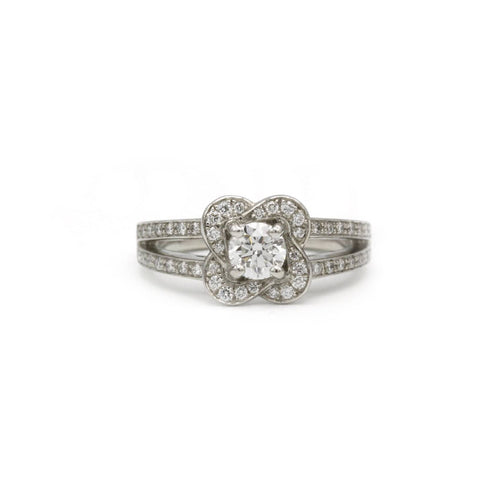 Bague Bague Platine Diamants 58 Facettes 230373R