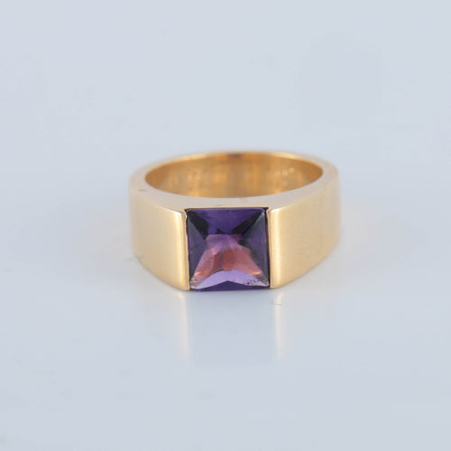 Bague 53 CARTIER BAGUE TANK AMÉTHYSTE 58 Facettes