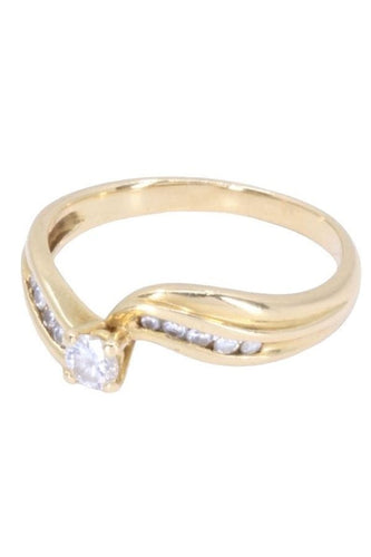 Bague 53 BAGUE MODERNE DIAMANTS 58 Facettes 071671