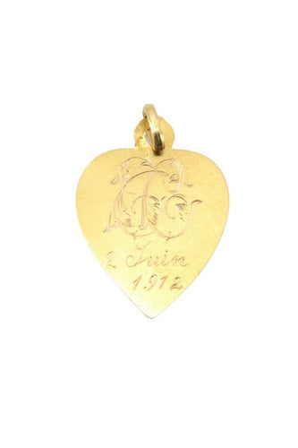 Pendentif MÉDAILLE CALICE ANCIENNE 58 Facettes 042111