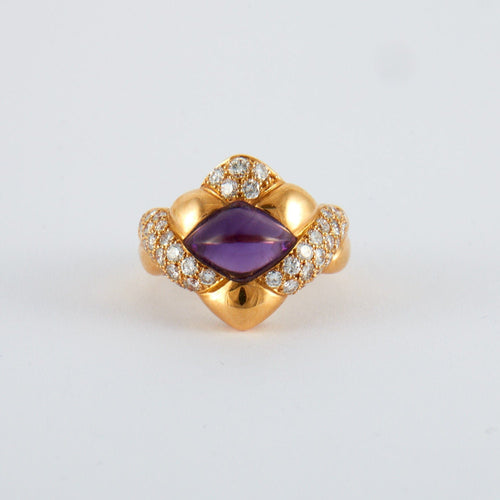 Bague 52 Bague Losange Améthyste 58 Facettes 2.214