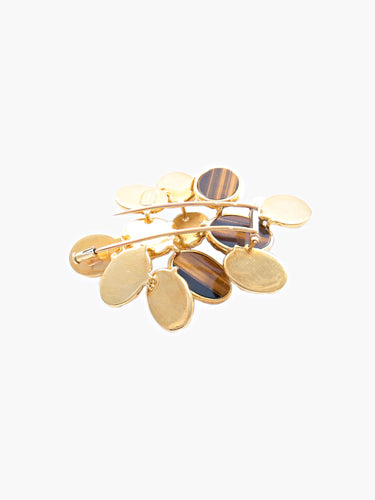 Broche Broche CHAUMET Oeil de tigre 58 Facettes