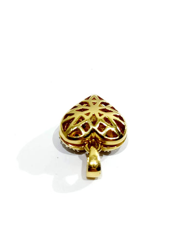 Pendentif Pendentif cœur Or jaune Diamants 58 Facettes
