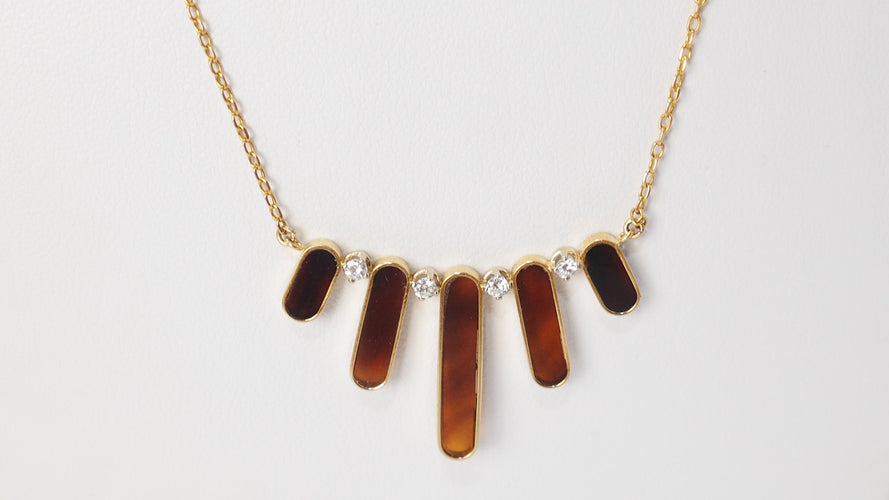 Collier Collier en Or jaune, diamants 58 Facettes 30399